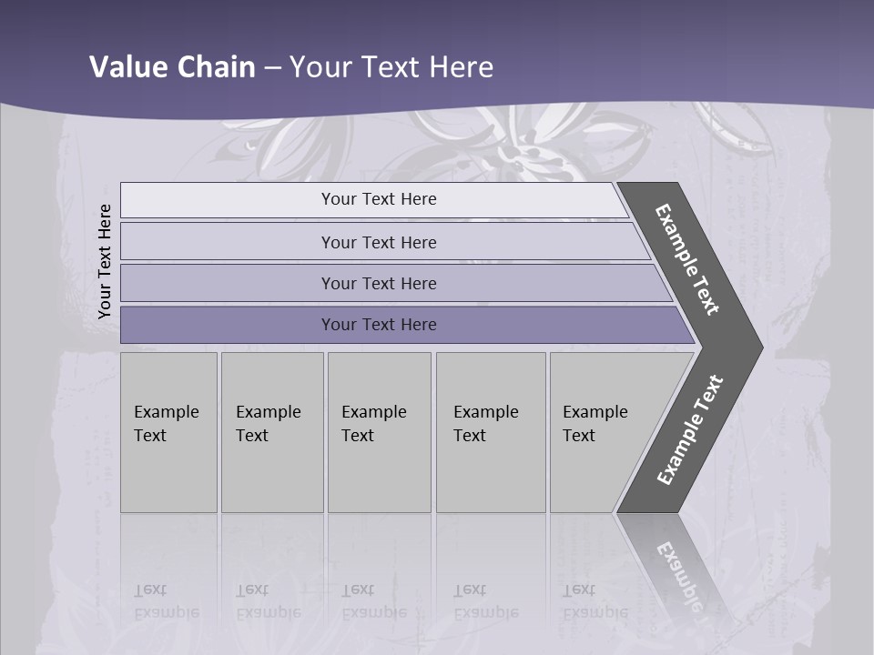 Vintage Lily Shape PowerPoint Template