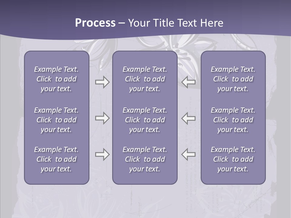 Vintage Lily Shape PowerPoint Template