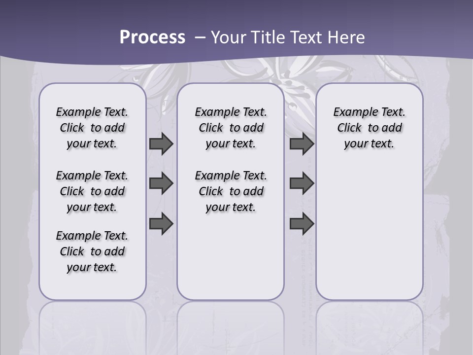 Vintage Lily Shape PowerPoint Template