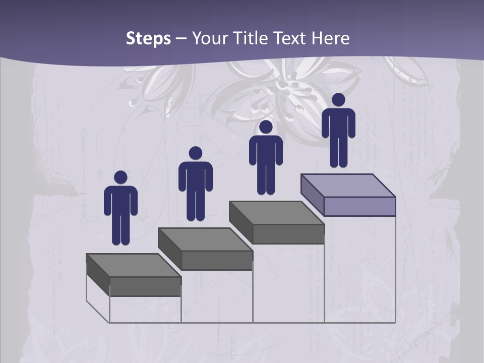 Vintage Lily Shape PowerPoint Template