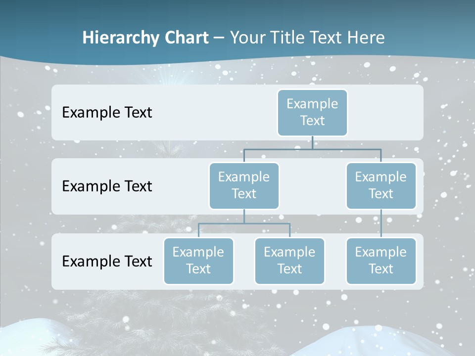 Present Blue Xmas PowerPoint Template