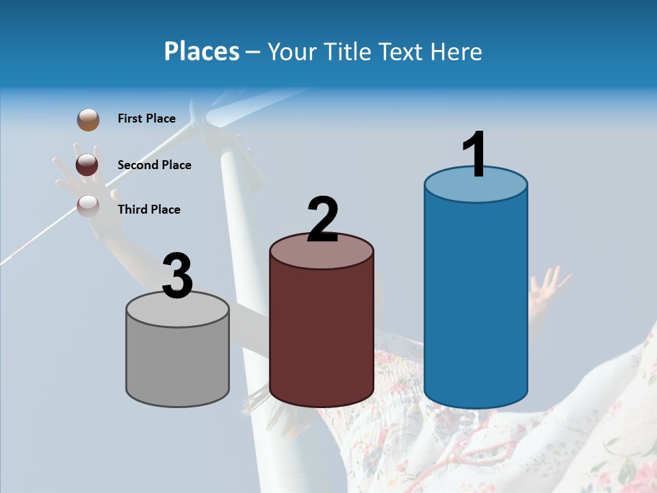 Development Sustainable Girl PowerPoint Template