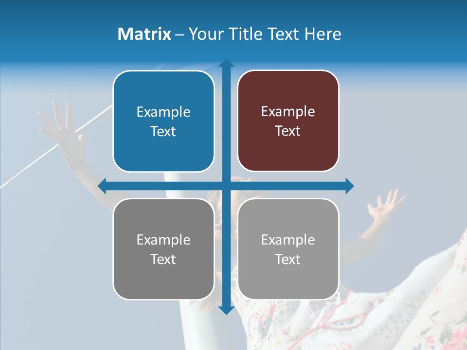 Development Sustainable Girl PowerPoint Template