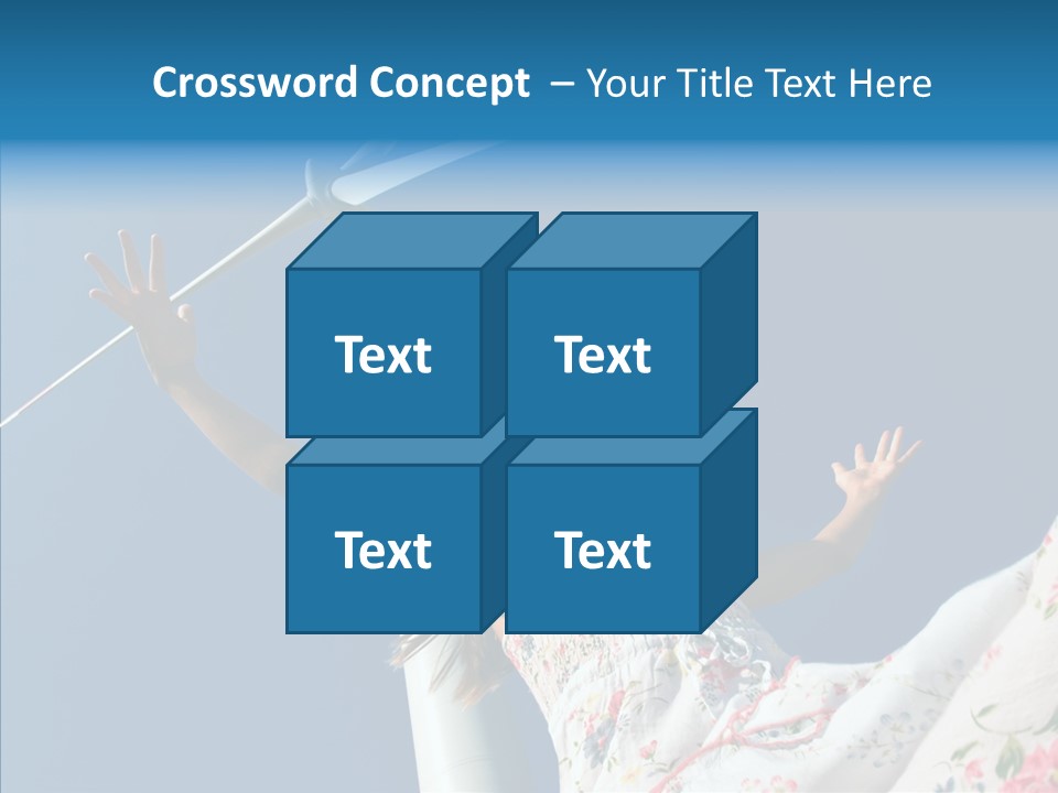 Development Sustainable Girl PowerPoint Template