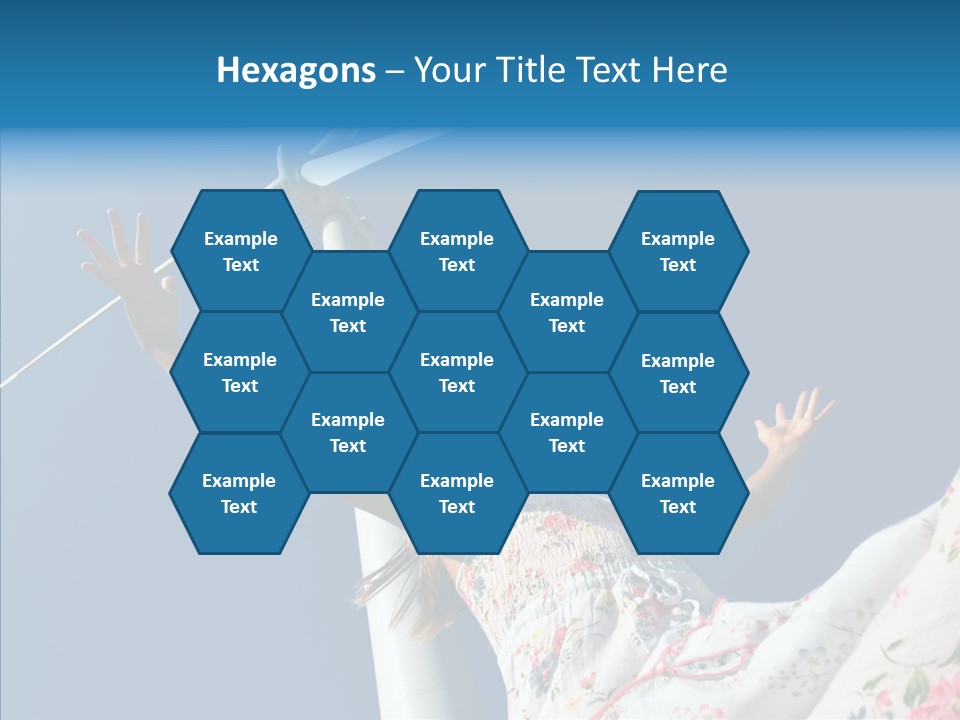 Development Sustainable Girl PowerPoint Template