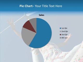 Development Sustainable Girl PowerPoint Template