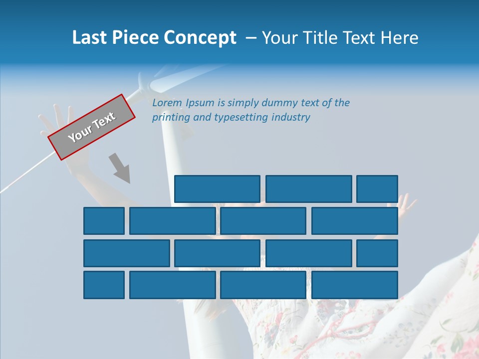 Development Sustainable Girl PowerPoint Template