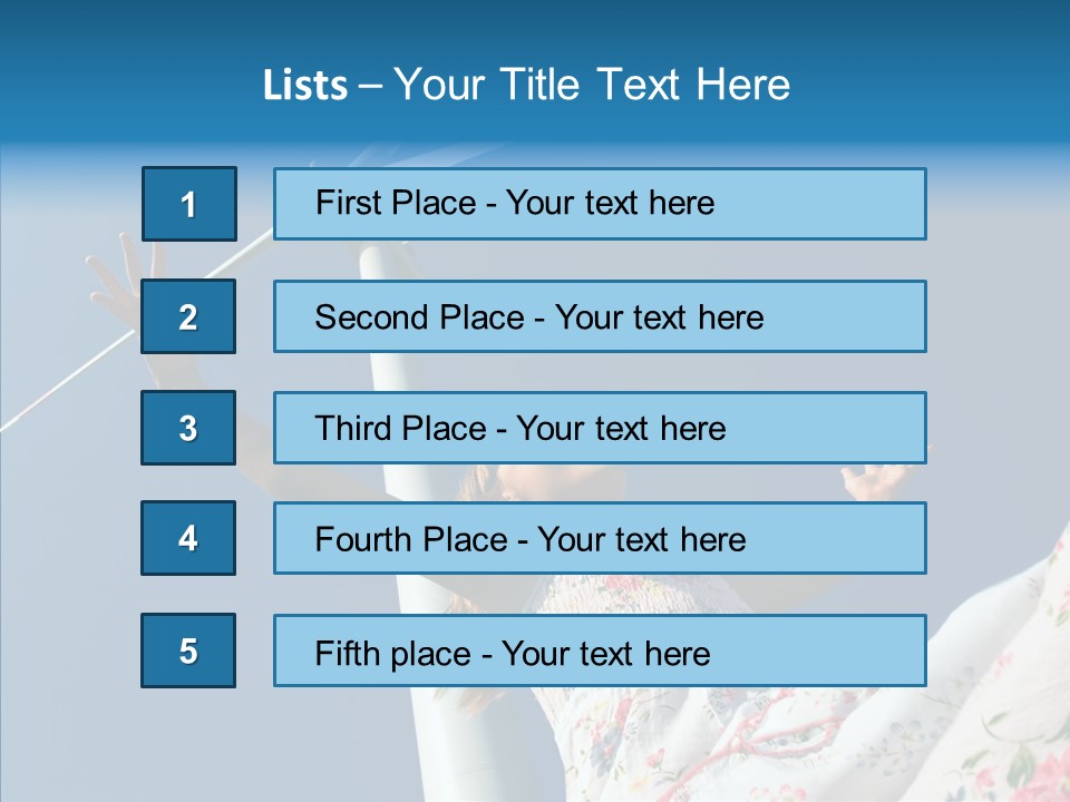 Development Sustainable Girl PowerPoint Template