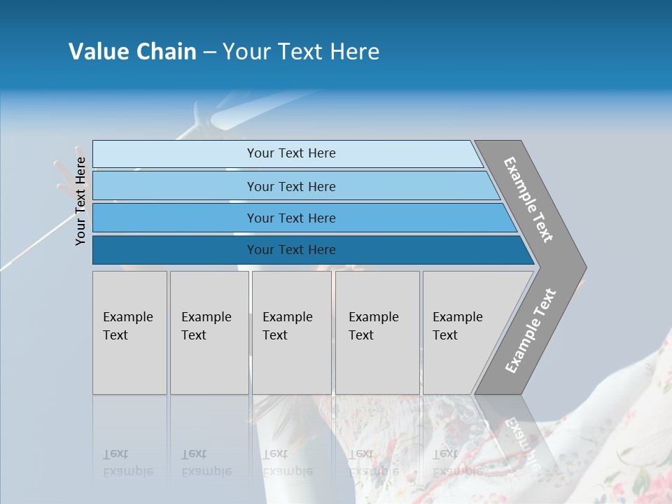 Development Sustainable Girl PowerPoint Template