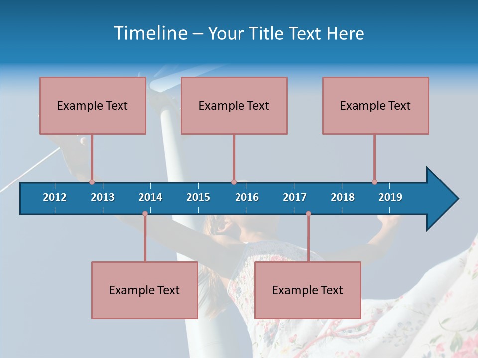 Development Sustainable Girl PowerPoint Template