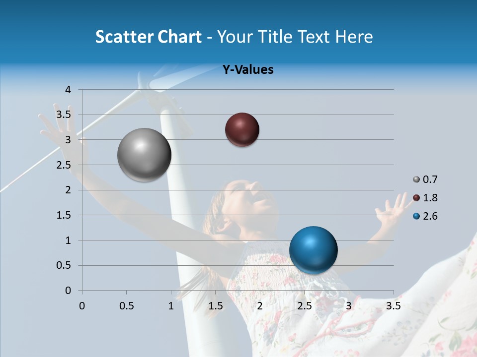 Development Sustainable Girl PowerPoint Template