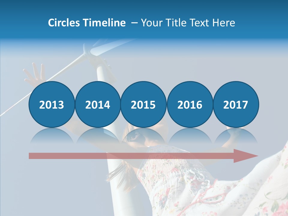 Development Sustainable Girl PowerPoint Template