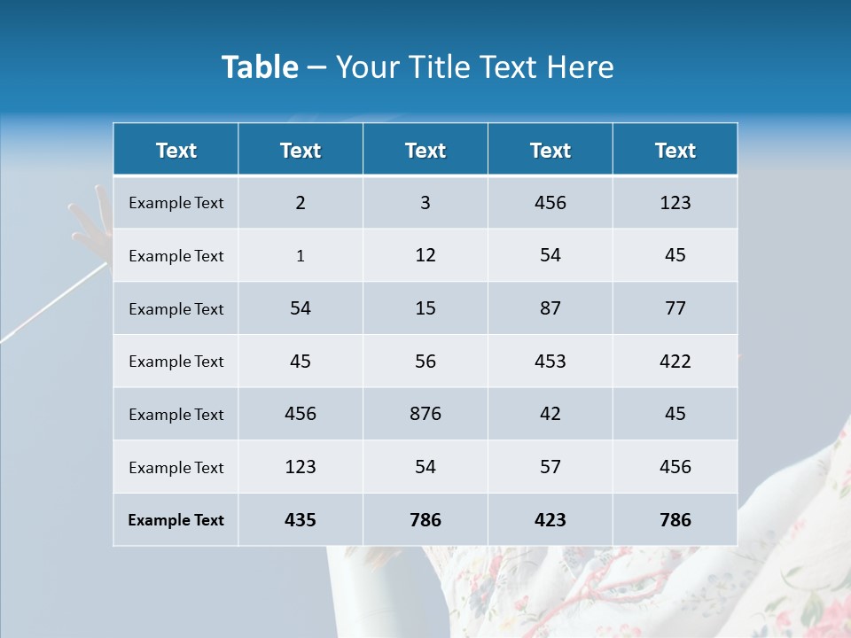 Development Sustainable Girl PowerPoint Template