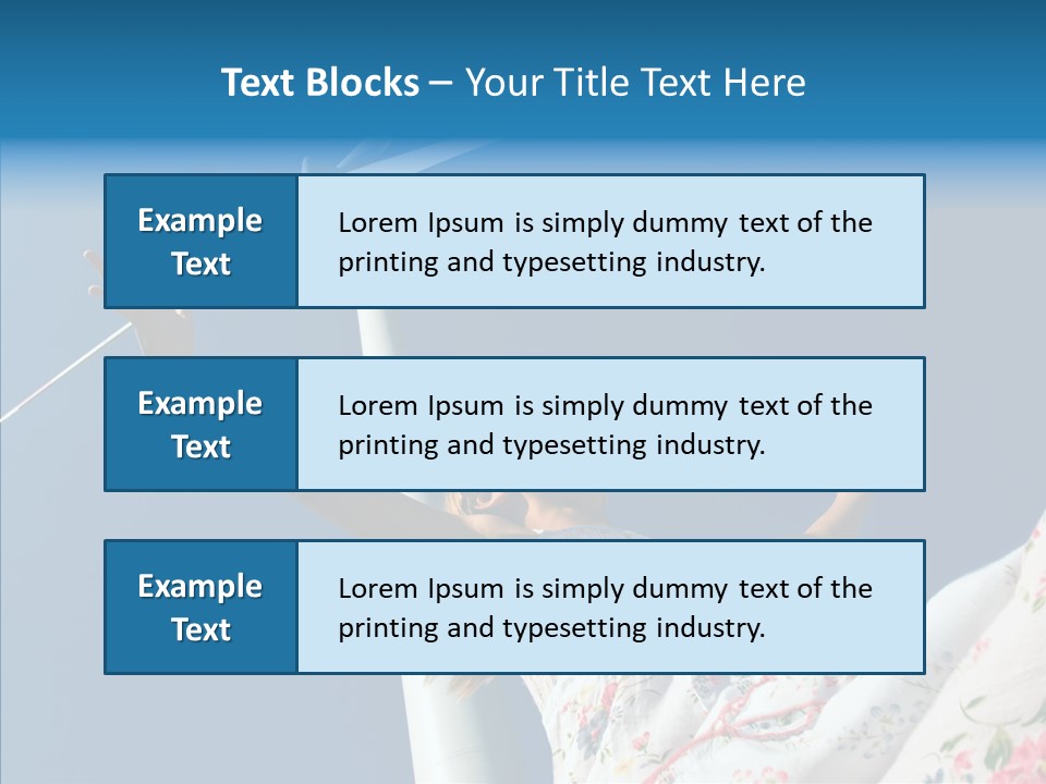 Development Sustainable Girl PowerPoint Template
