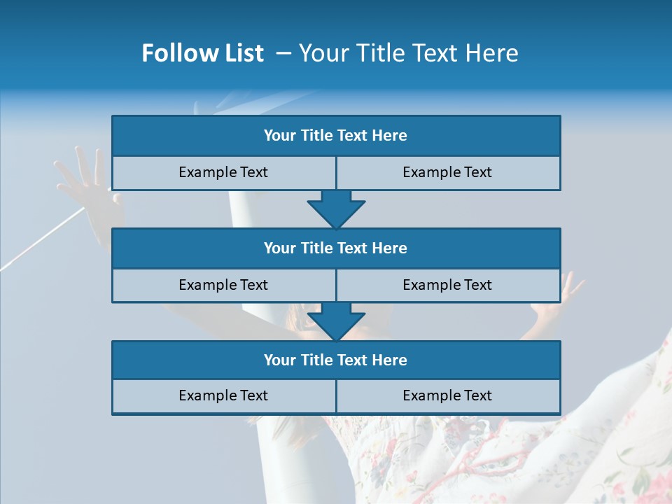 Development Sustainable Girl PowerPoint Template