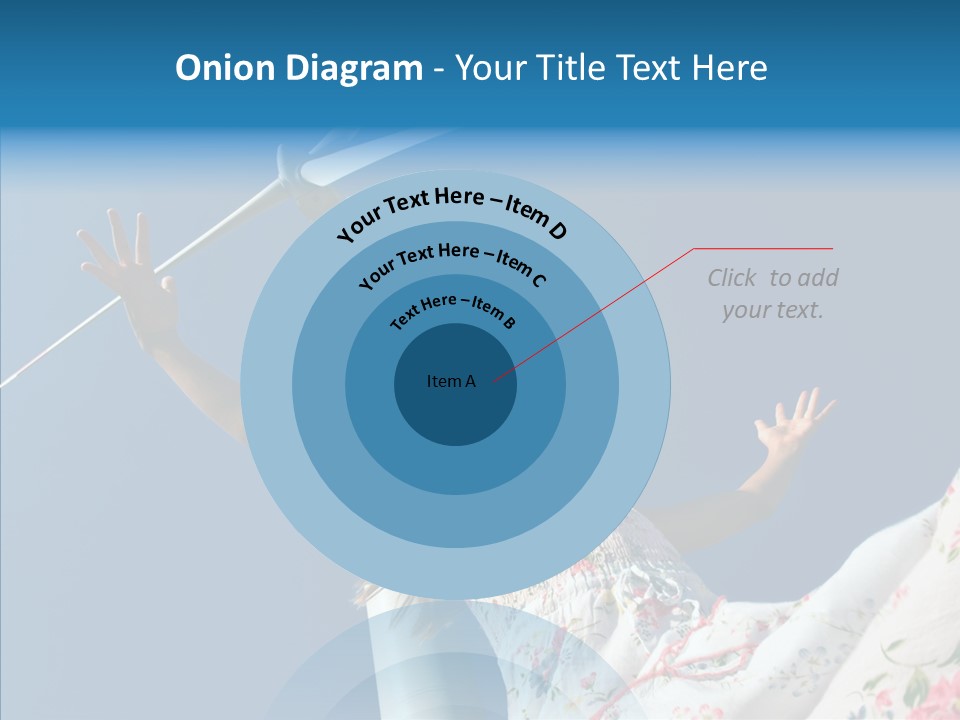 Development Sustainable Girl PowerPoint Template