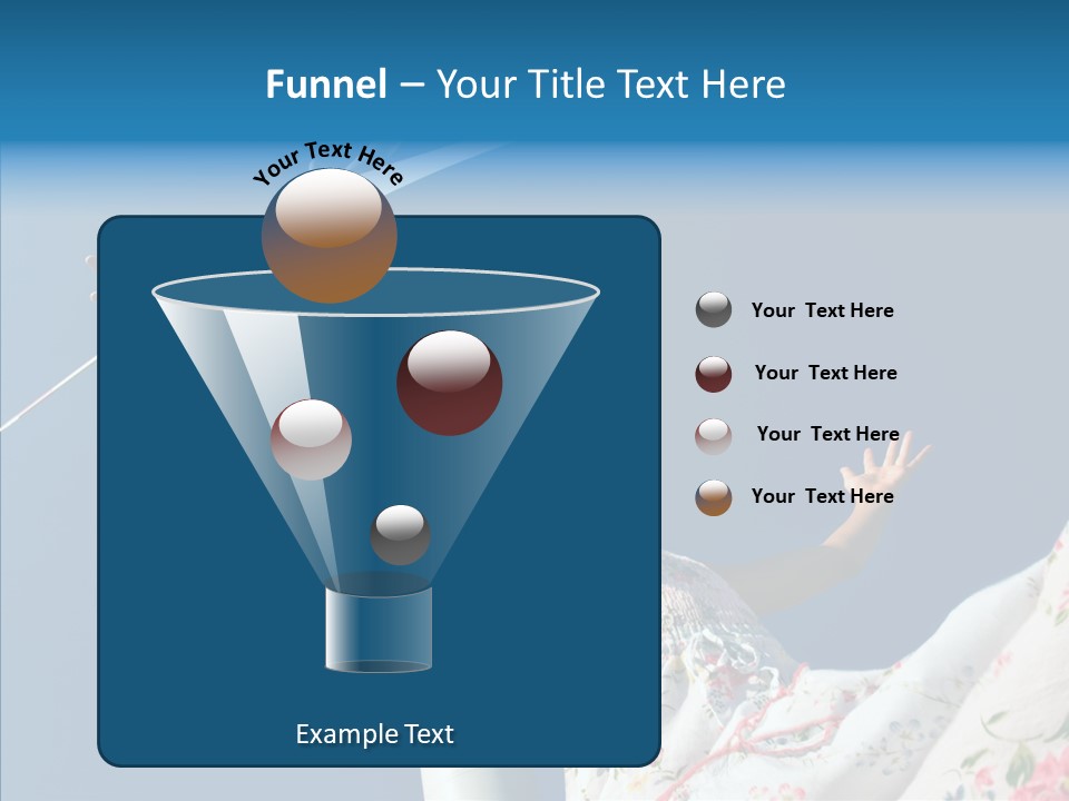 Development Sustainable Girl PowerPoint Template