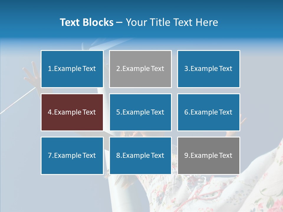 Development Sustainable Girl PowerPoint Template