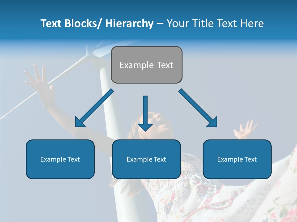 Development Sustainable Girl PowerPoint Template