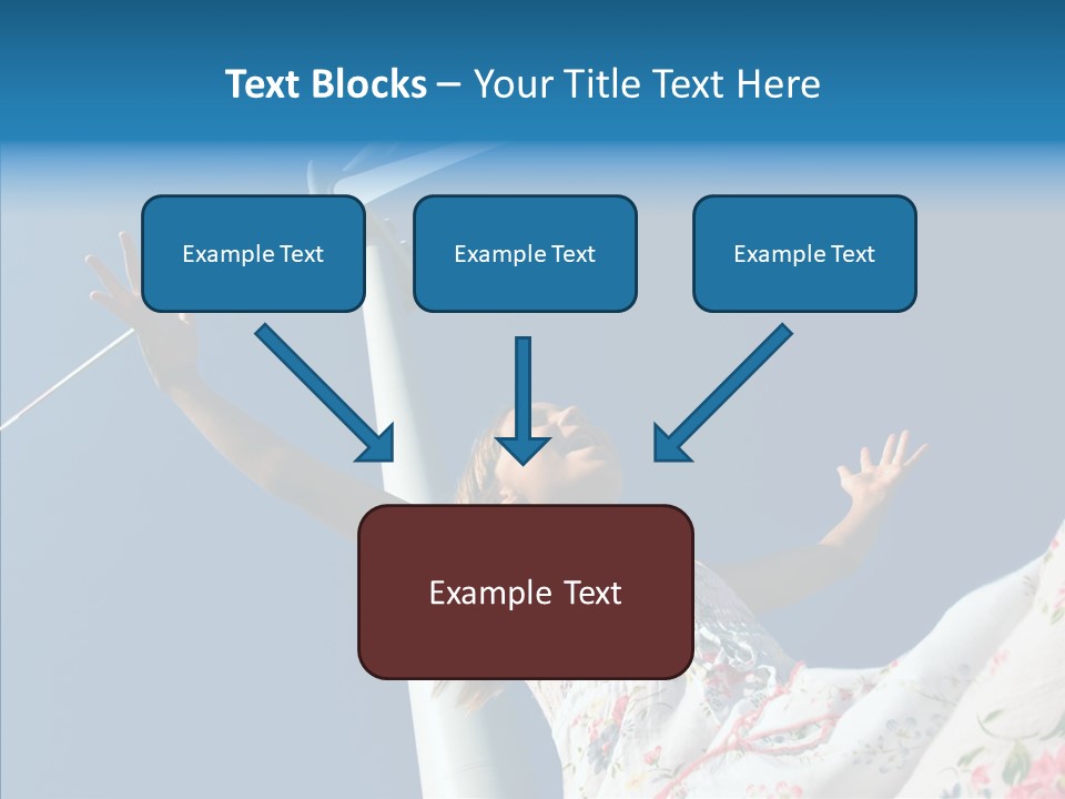 Development Sustainable Girl PowerPoint Template