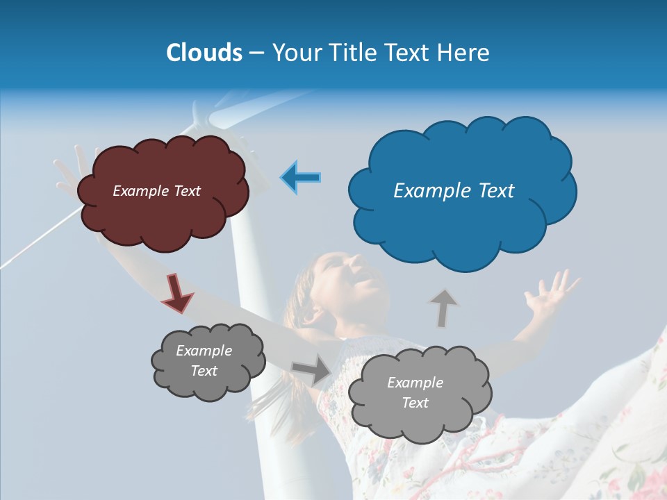 Development Sustainable Girl PowerPoint Template