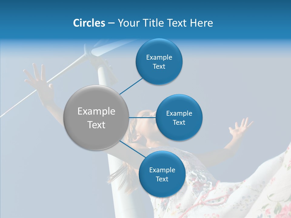 Development Sustainable Girl PowerPoint Template