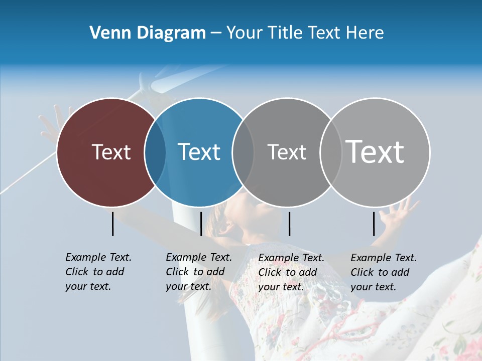 Development Sustainable Girl PowerPoint Template