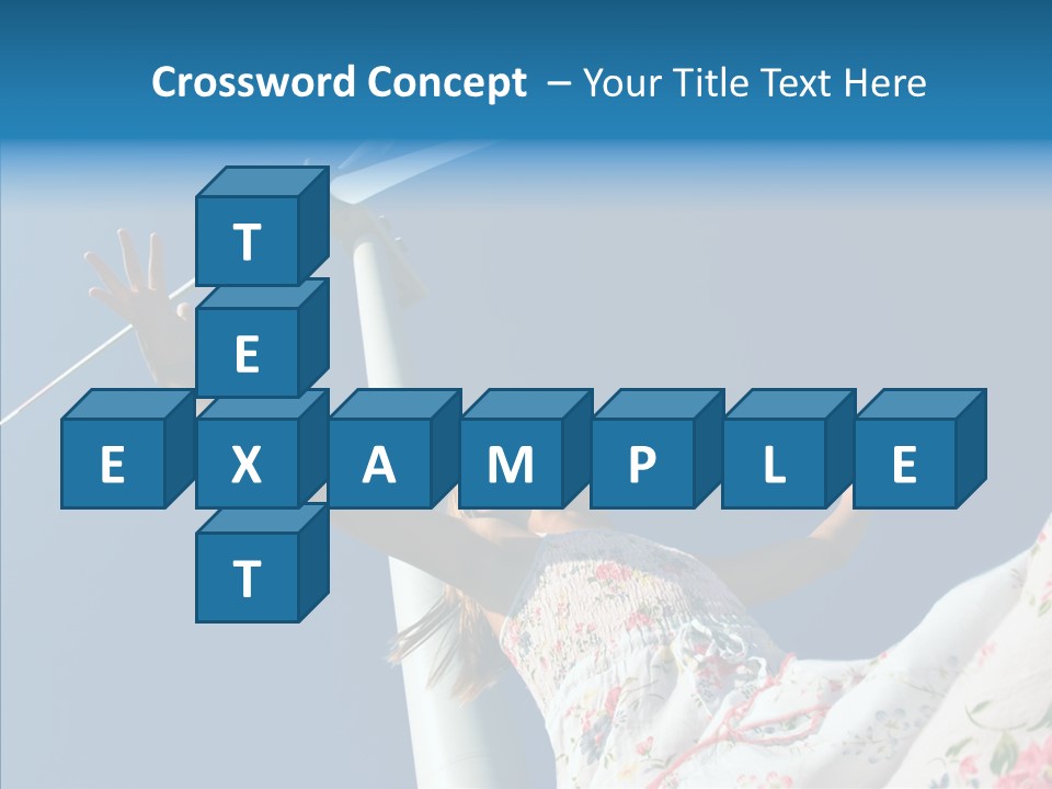 Development Sustainable Girl PowerPoint Template