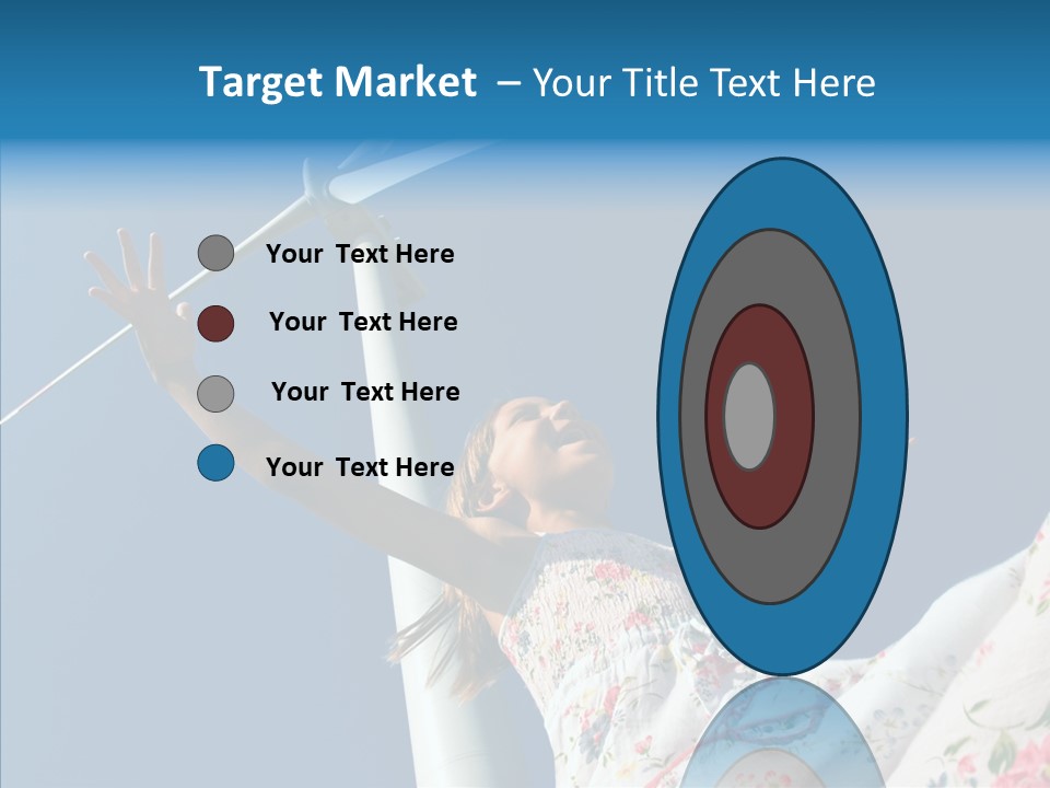 Development Sustainable Girl PowerPoint Template