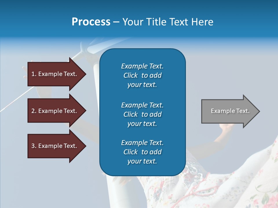 Development Sustainable Girl PowerPoint Template