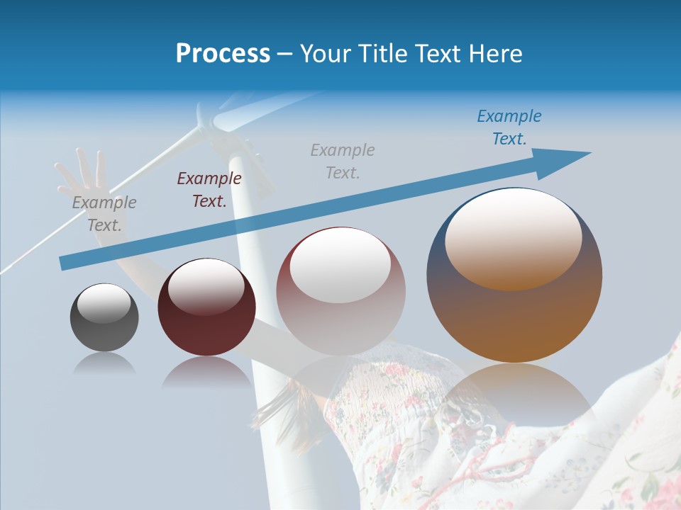 Development Sustainable Girl PowerPoint Template