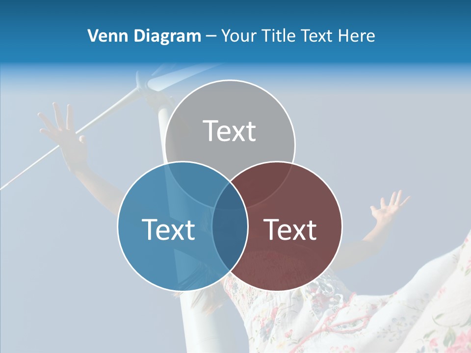 Development Sustainable Girl PowerPoint Template