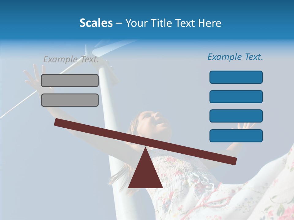 Development Sustainable Girl PowerPoint Template