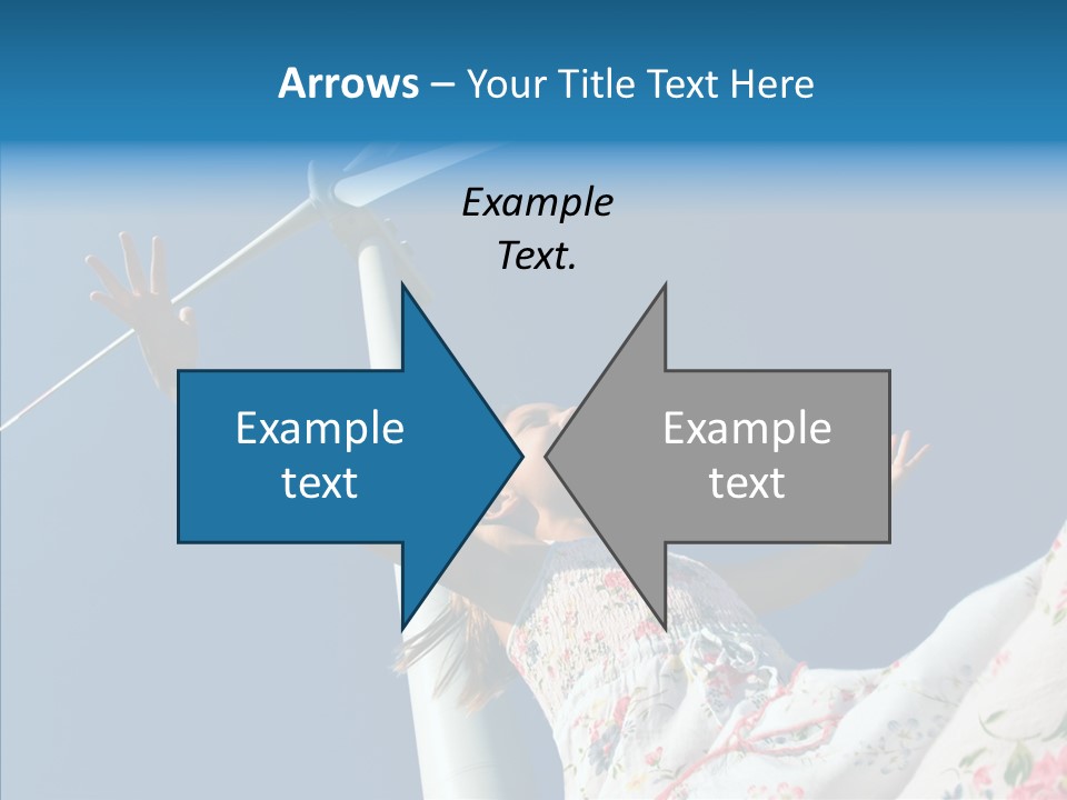 Development Sustainable Girl PowerPoint Template