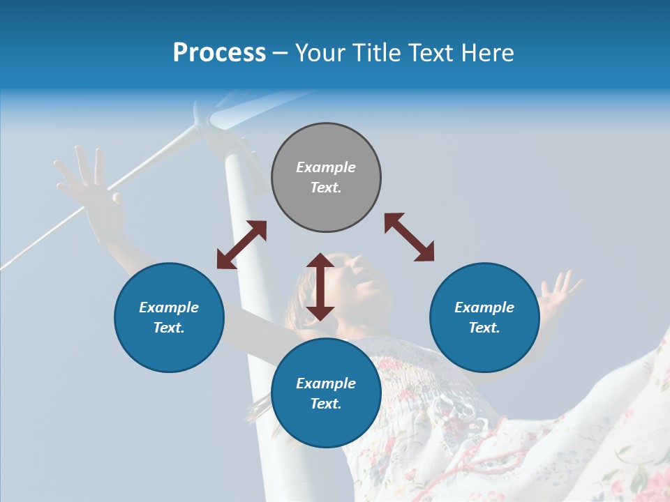 Development Sustainable Girl PowerPoint Template