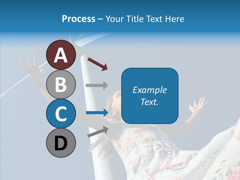 Development Sustainable Girl PowerPoint Template