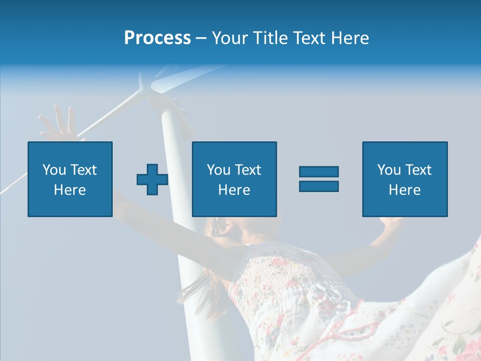 Development Sustainable Girl PowerPoint Template