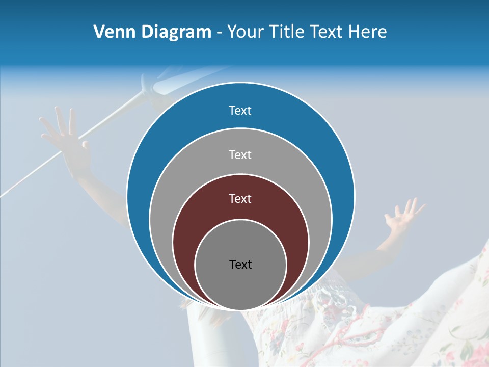 Development Sustainable Girl PowerPoint Template