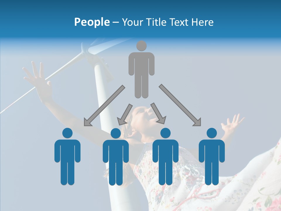 Development Sustainable Girl PowerPoint Template