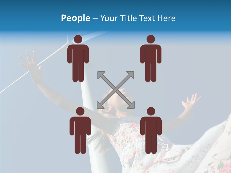 Development Sustainable Girl PowerPoint Template