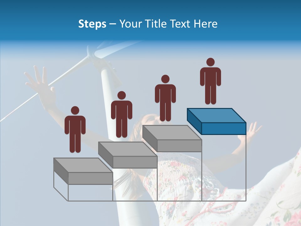 Development Sustainable Girl PowerPoint Template