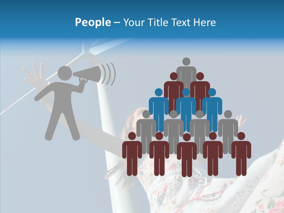 Development Sustainable Girl PowerPoint Template