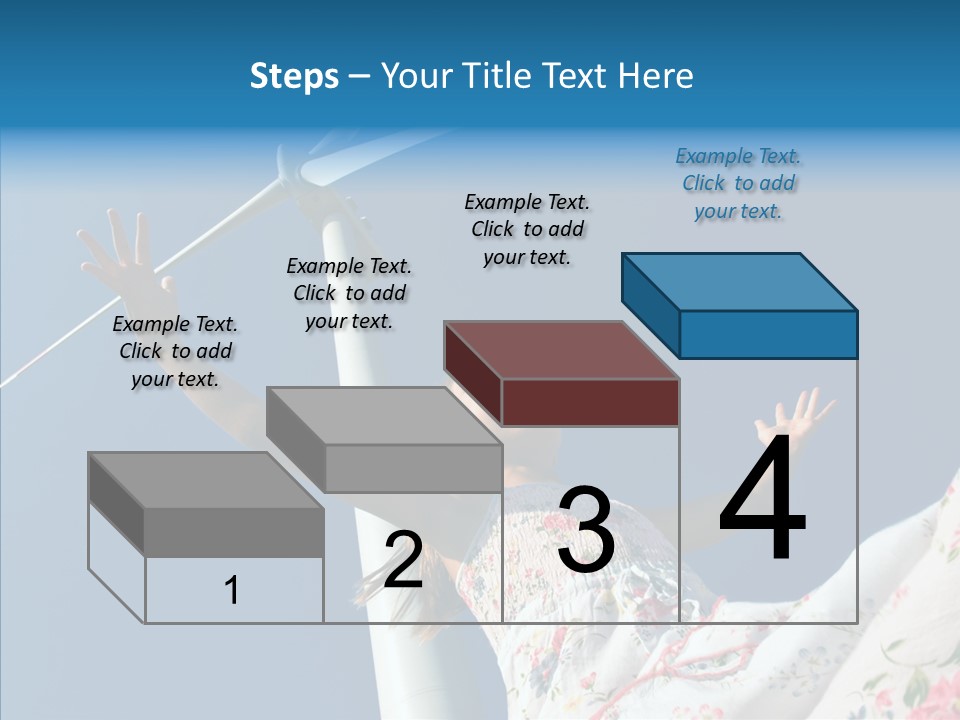 Development Sustainable Girl PowerPoint Template