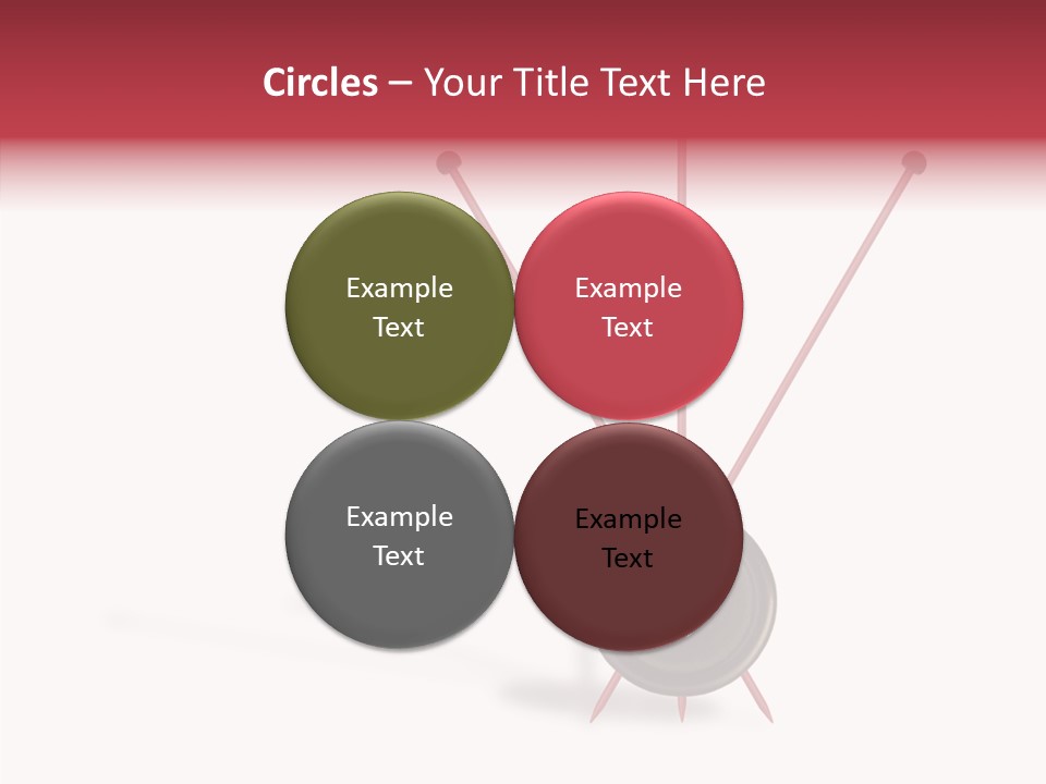 Button Handicraft Buttonholes PowerPoint Template