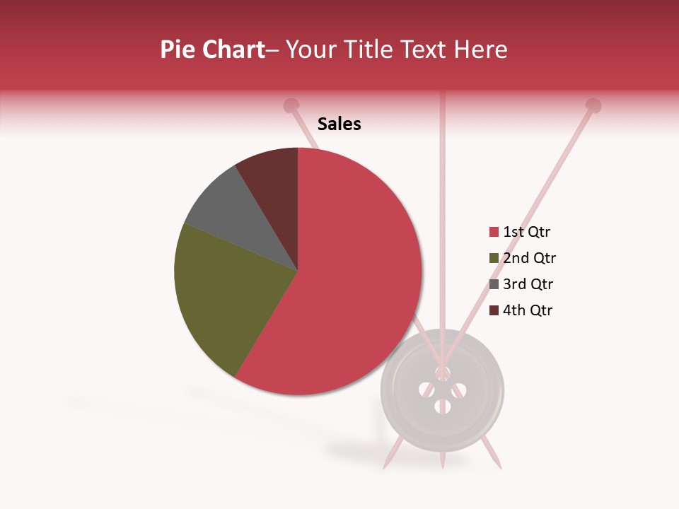 Button Handicraft Buttonholes PowerPoint Template