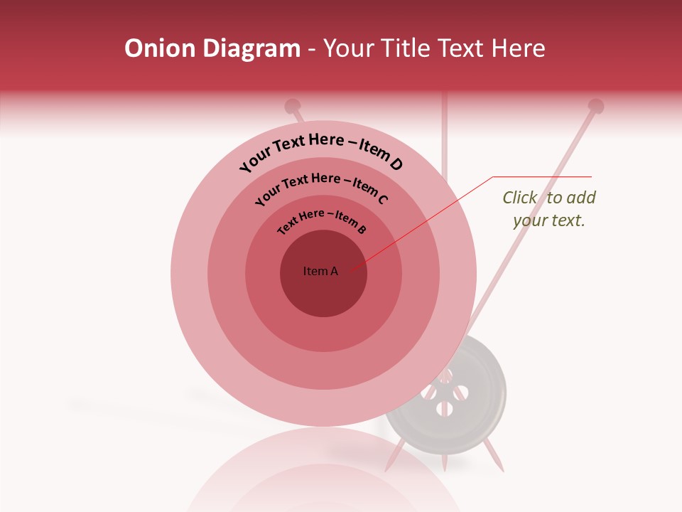 Button Handicraft Buttonholes PowerPoint Template