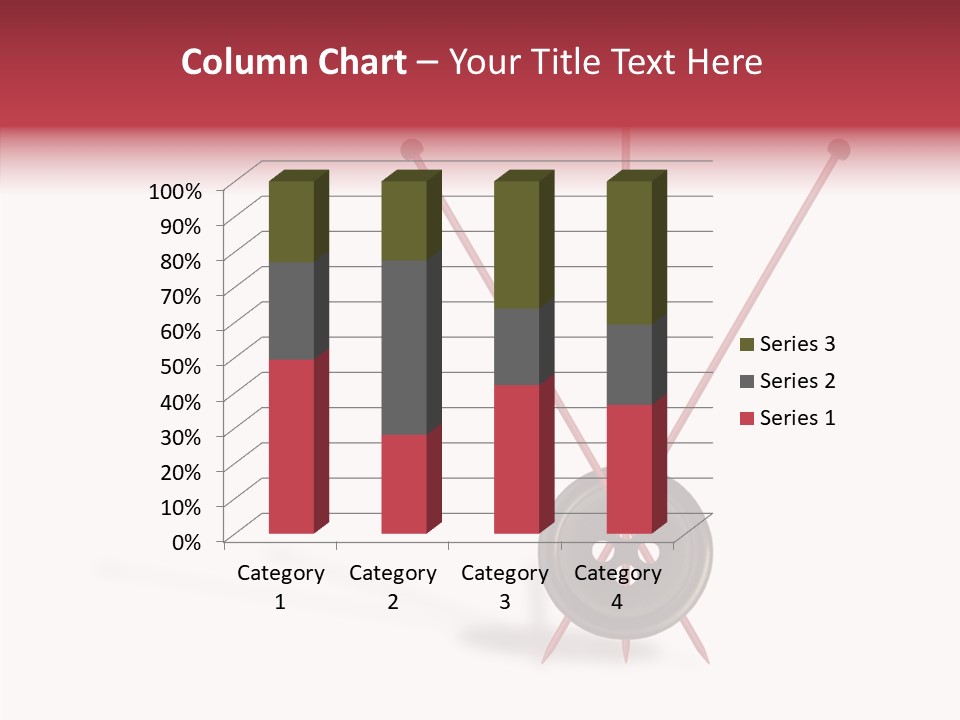 Button Handicraft Buttonholes PowerPoint Template