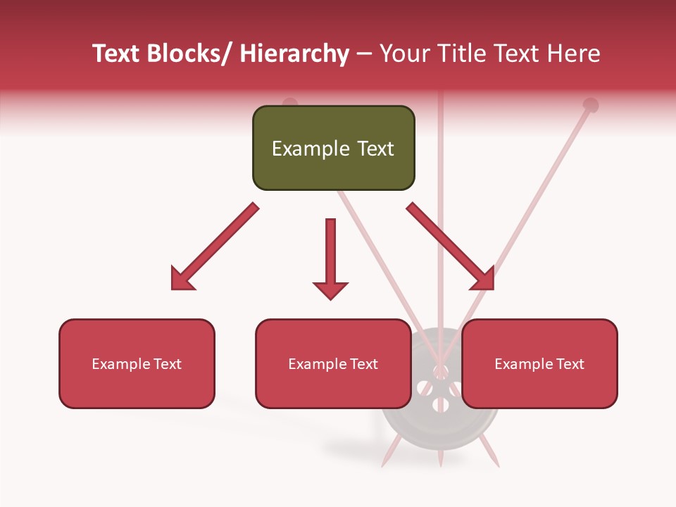 Button Handicraft Buttonholes PowerPoint Template
