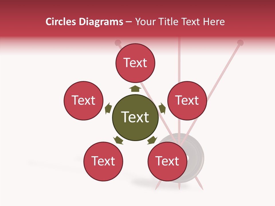 Button Handicraft Buttonholes PowerPoint Template