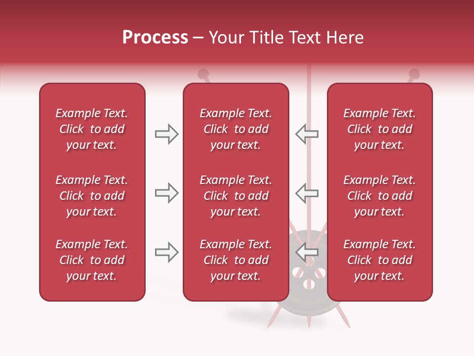 Button Handicraft Buttonholes PowerPoint Template